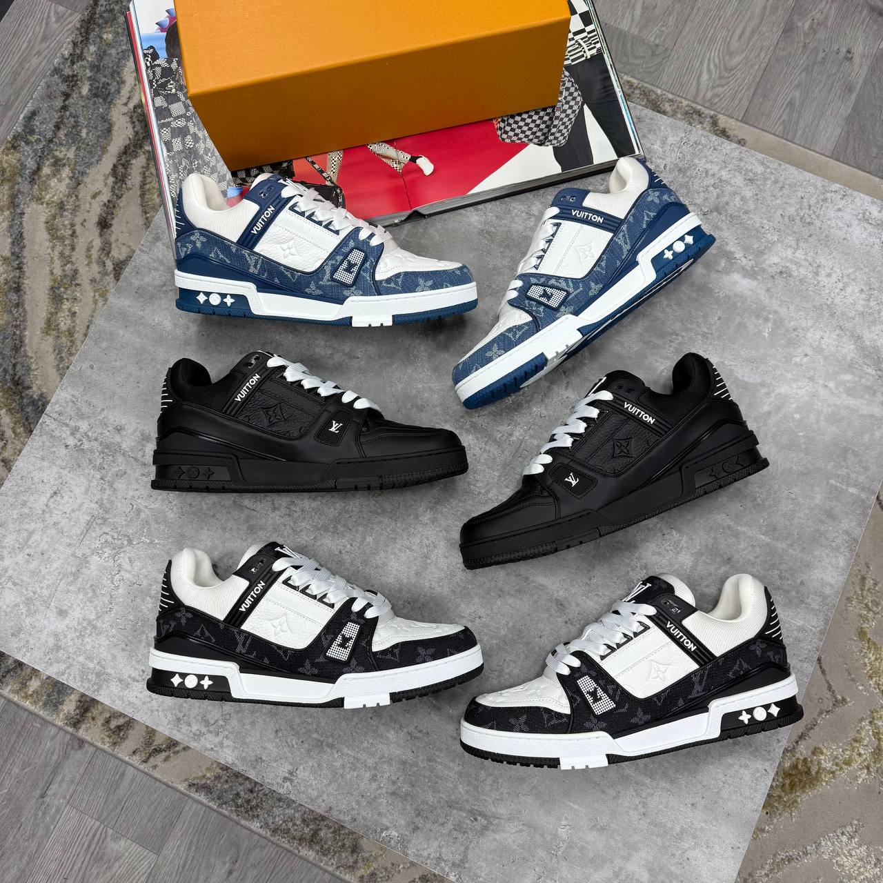 HIGH END LV SNEAKERS TRAINERS WITH FULL PACKAGING ETC jay0208
