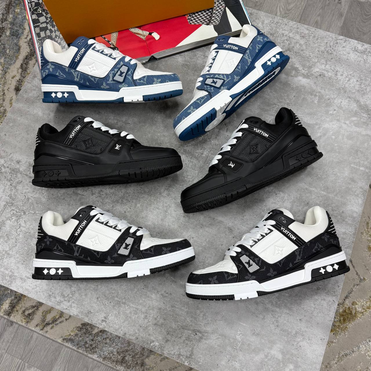 HIGH END LV SNEAKERS TRAINERS WITH FULL PACKAGING ETC jay0208