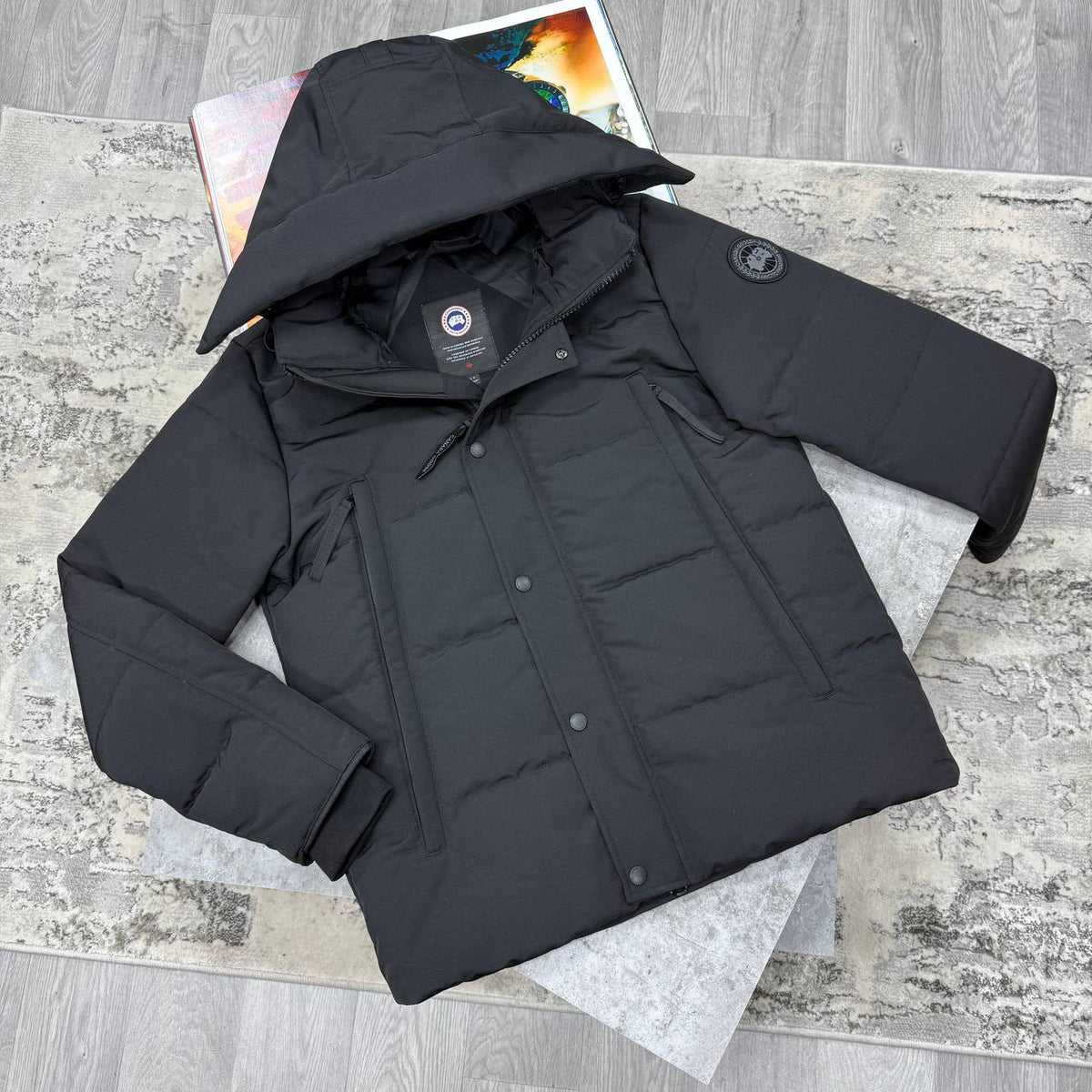 SUPER CLON WYNDHAM PARKA BLACK BADGE WITH DUST BAG jay2009