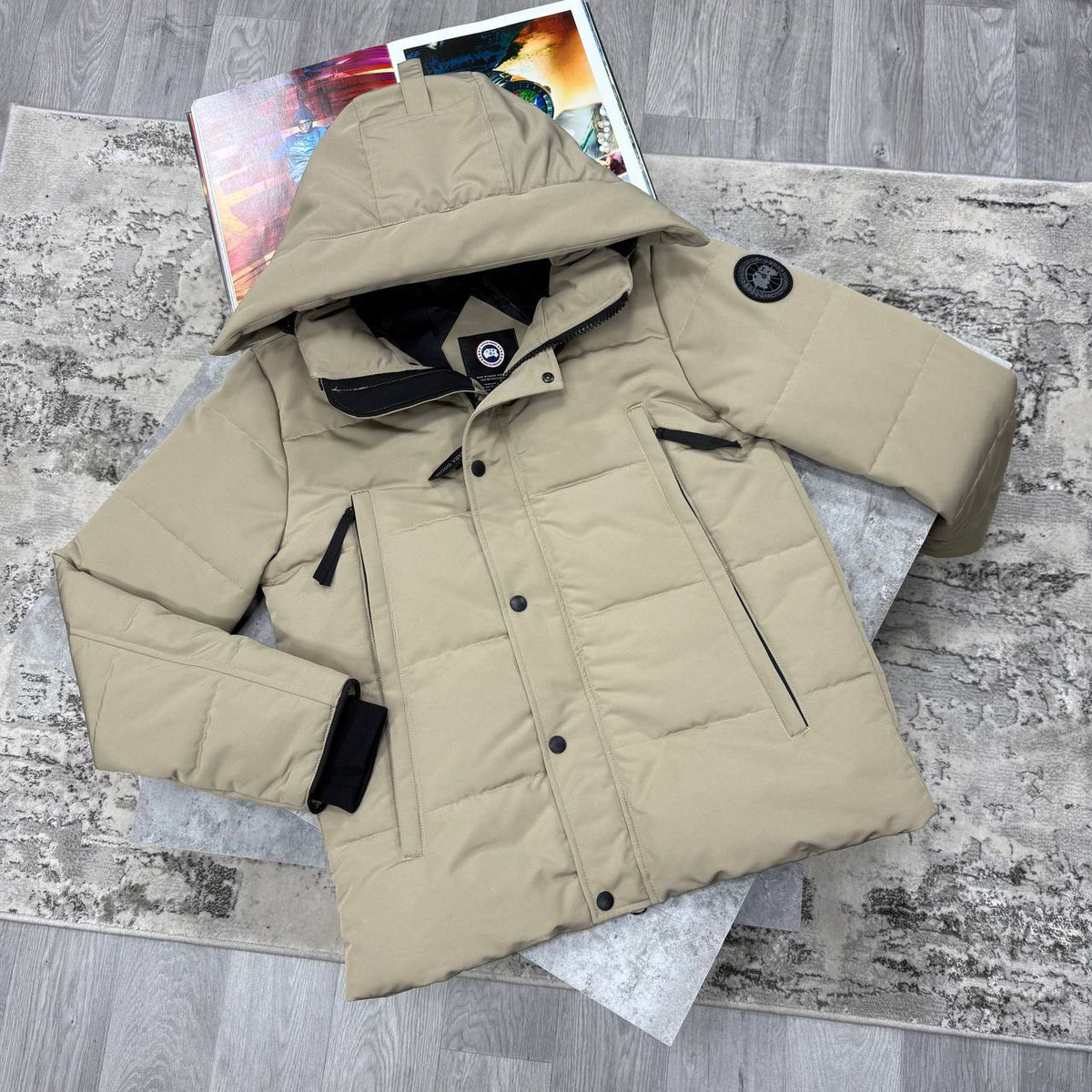 SUPER CLON WYNDHAM PARKA BLACK BADGE WITH DUST BAG jay2009