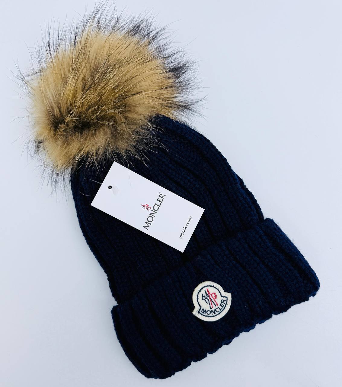 LADIES Moncle FUR BEANI HATS am1208