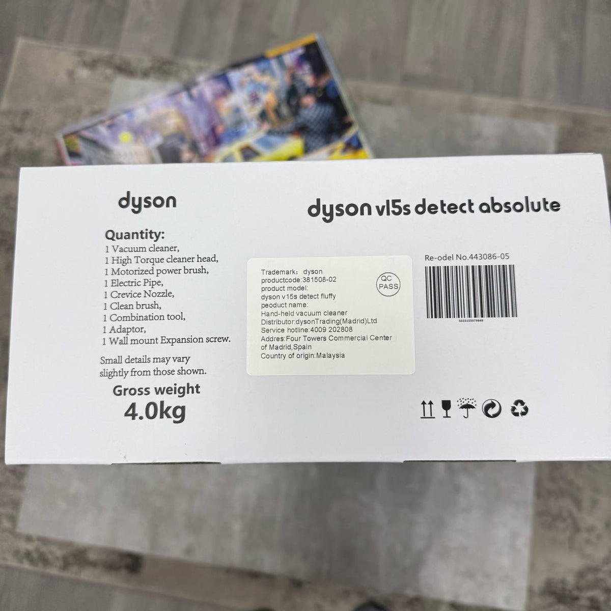 SUPER CLON DYSO V15s DETECT ABSOLUTE HOOVER FULL PACKAGING ETC jay1409