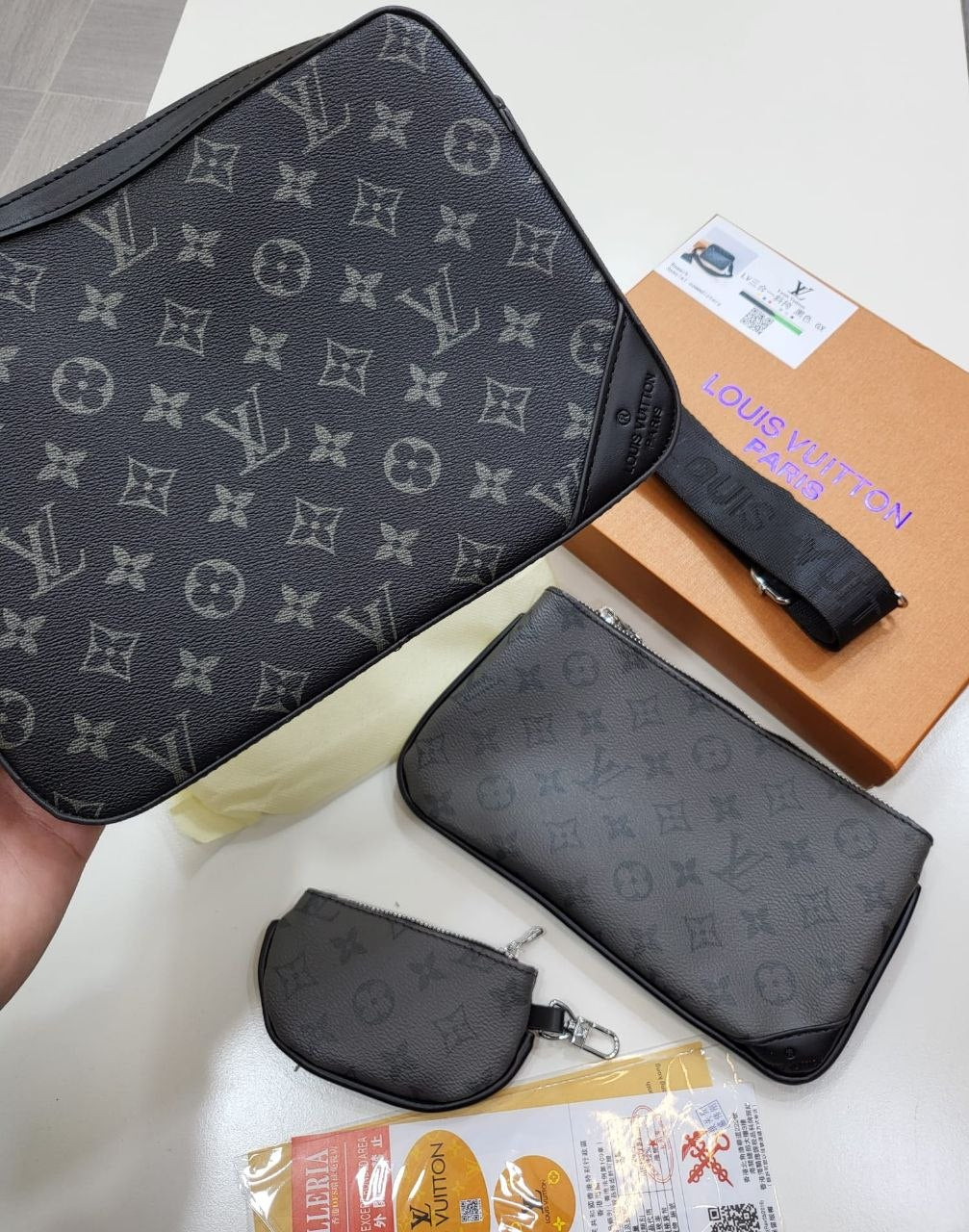 QUALITY LOUI VUITTO  TRIO MESSENGER BAG ak1308