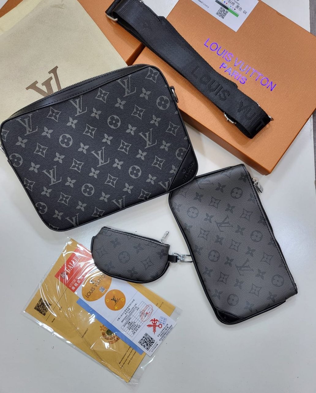 QUALITY LOUI VUITTO  TRIO MESSENGER BAG ak1308